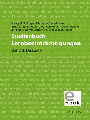 cover image of Studienbuch Lernbeeinträchtigungen